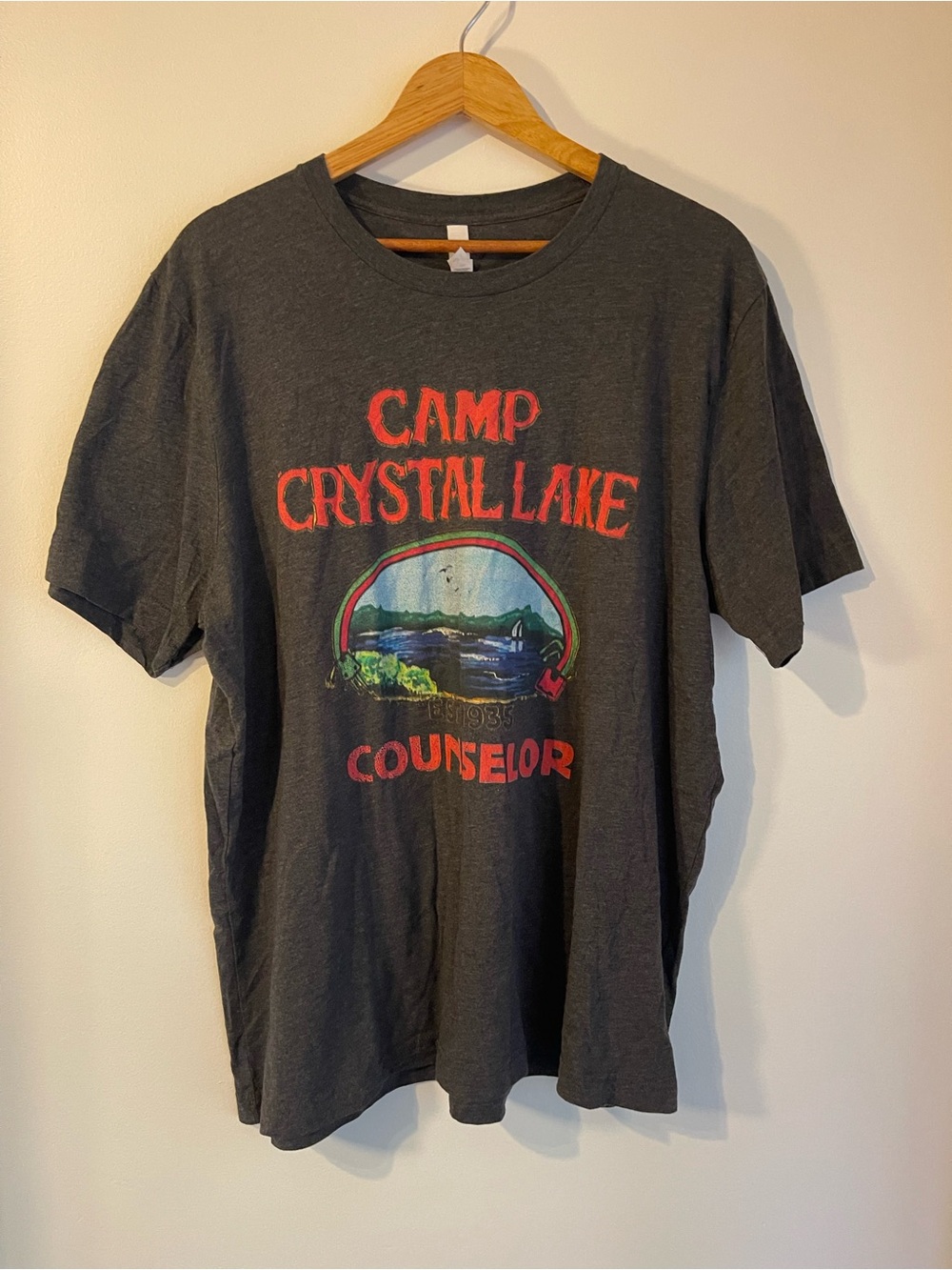 Camp Crystal Lake Counselor Friday 13th Shirt 2XL